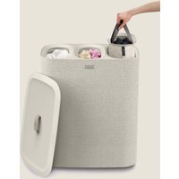 Joseph Joseph Tota Trio 90L Laundry Separation Basket - Ecru, Ecru