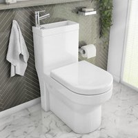 Affine Tivoli 2-in-1 Toilet With Sink On Top - Close Coupled Toilet