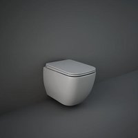 RAK Ceramics Feeling Wall Hung Rimless Toilet with Seat - Grey