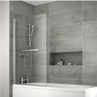 Bathrooms From Travis Perkins Edessa Panel with Towel Rail 6mm