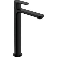 Hansgrohe Rebris S Single lever basin mixer 240 CoolStart EcoSmart+ for washbowls with pop-up waste set - Matt Black - 72590670