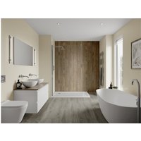 Multipanel Linda Barker Bathroom Wall Panel Unlipped 2400 x 900mm Salvaged Plank Elm 9480