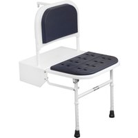Bristan DOCM-SEAT B Aluminium Frame Shower Seat Blue