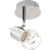 Spa Bubble LED Single Ceiling Spotlight 5W Warm White Bubble Effect and Chrome