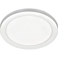 Spa 217mm Tauri LED Flush Ceiling Light 18W Tri-Colour CCT Opal and White