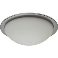 Spa OPIE 12W LED Flush Ceiling Light Cool White Chrome