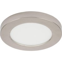 Spa 139mm Tauri LED Flush Ceiling Light Ring Satin Nickel