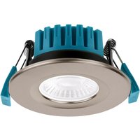 Phoebe LED Firesafe Fixed Downlight 4W/6W/8W Dimmable CCT Multi-Wattage Satin Nickel