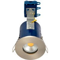 Electralite Yate Fire Rated Downlight IP65 Satin Chrome