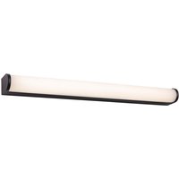 Firstlight Bravo Modern Style LED 60cm Light Bar 12W Warm White in Black and Opal