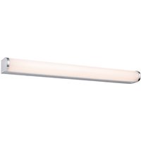 Firstlight Bravo Modern Style LED 60cm Light Bar 12W Warm White in Chrome and Opal