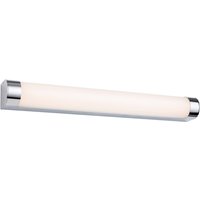 Firstlight Lima Modern Style LED 60cm Light Bar 12W Warm White in Chrome and Opal