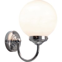 Dar BAR0750 Barclay Chrome Bathroom Wall Light IP44 Rated