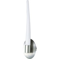 Mantra M1693 Estalacta 1 Light Bathroom Wall Light In Silver And White