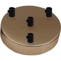 4 Outlet French Gold Metal Ceiling Rose 120x25mm~2798