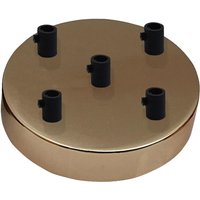5 Outlet French Gold Metal Ceiling Rose 120x25mm~2797