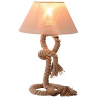 HOMCOM Table Lamp Indispensable Nautical Twisted Rope E27 Base Bedside Light