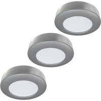 Pack of 3 High Power Surface Mounted LED Under Cabinet Lights and Transformer