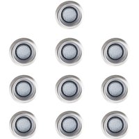10 x 40mm IP67 LED Decking Lights - White, Warm White or Blue LED