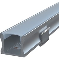 1m Long - Surface Mounted Aluminium LED Profile, 15mm Deep