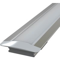 2m Long, Shallow 7mm Recessed LED Aluminium Profile