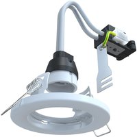 White GU10 Recessed Downlight