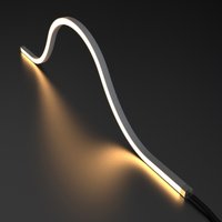 11W/M LED Neon Flex, Side Bending, IP67, 2700K - 10x10mm