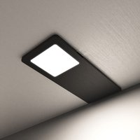 Black Recti Superslim 5w LED Cabinet Light