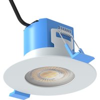 6w, Colour Adjustable Fire Rated Downlight, White