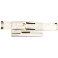 Essence 2 Lights Bubble Acrylic Shade Wall Light In Chrome