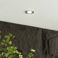 Arcchio Elmon LED recessed light, IP65, chrome