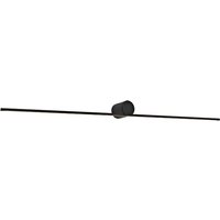 Zambelis LED bathroom wall light 20146 sand black width 90 cm